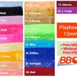 Playbowa Fabric 12mm (ප්ලෙය්බොවා)