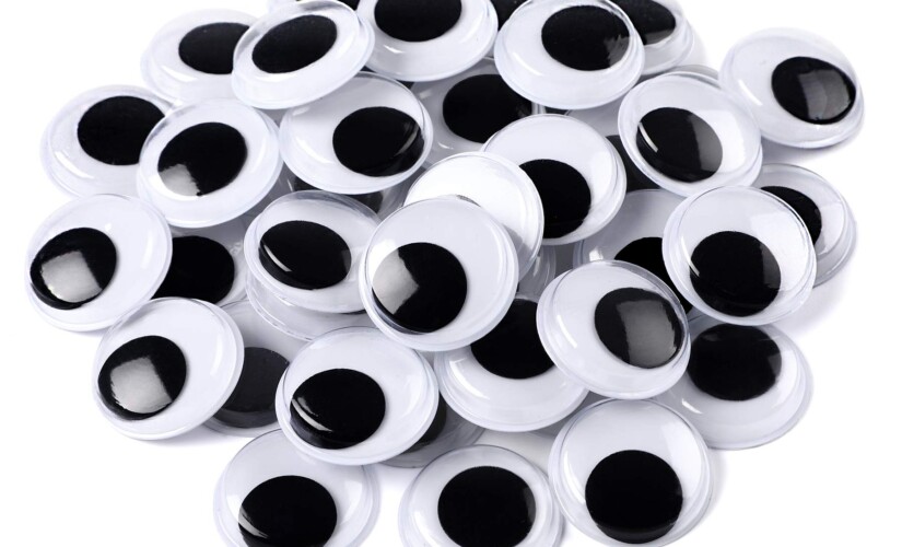 Google Eyes 100 Pair Pack (අස්)