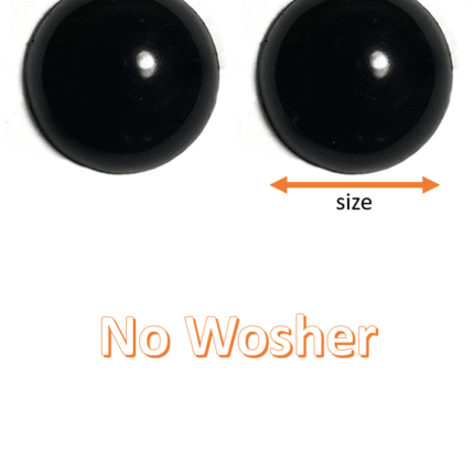 Black Color Eyes Only (අස් - විතරය් ) - 6mm