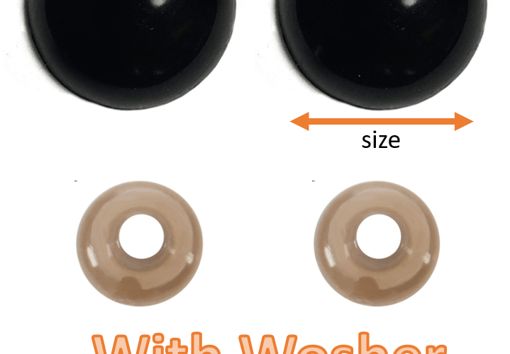 Black Color Eyes with Wosher (අස් - වොශර් සමග)