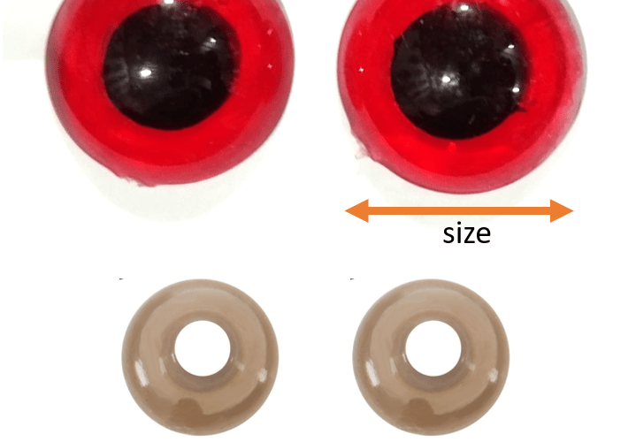 Red Color Eyes with Wosher (අස් - වොශර් සමග)