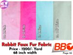 Rabbit Faux Fur Fabric - Image 3